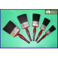 Shsy-2002L vermelho madeira Handle Black Bristle Paint Brush